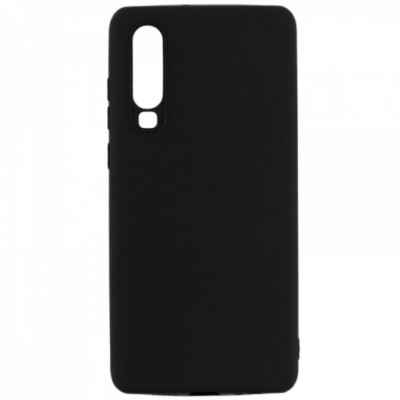 SENSO RUBBER HUAWEI P30 black backcover - (SERHP30B)