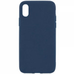 SENSO RUBBER IPHONE X XS blue backcover - (SERIPXBL)