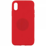 SENSO RUBBER IPHONE X XS red backcover - (SERIPXR)