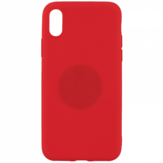SENSO RUBBER IPHONE X XS red backcover - (SERIPXR)
