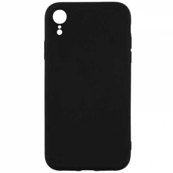 SENSO RUBBER IPHONE XR black backcover - (SERIPXRB)