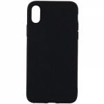 SENSO RUBBER IPHONE XS MAX black backcover - (SERIPXSMB)