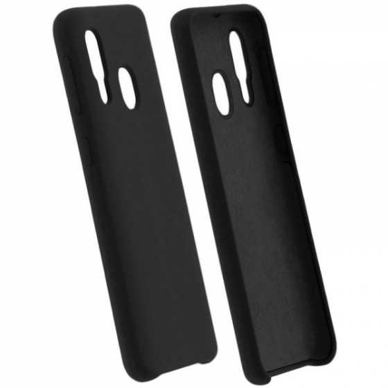 SENSO SMOOTH SAMSUNG A40 black backcover - (SENSMSAMA40B)