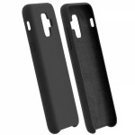 SENSO SMOOTH SAMSUNG A8 2018 black backcover - (SENSMPSAMA818B)