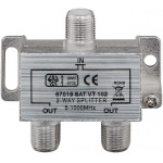 GOOBAY CATV splitter 2-way 5 MHz - 1000 MHz 3.7 dB - (67019)