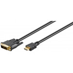 GOOBAY ������� DVI-D �� HDMI 3m ����� - (51581)