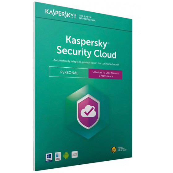 KASPERSKY Security Cloud 5 �������� 1 ������� 1 ���� English - (KL1923U5EFS-8FFP)