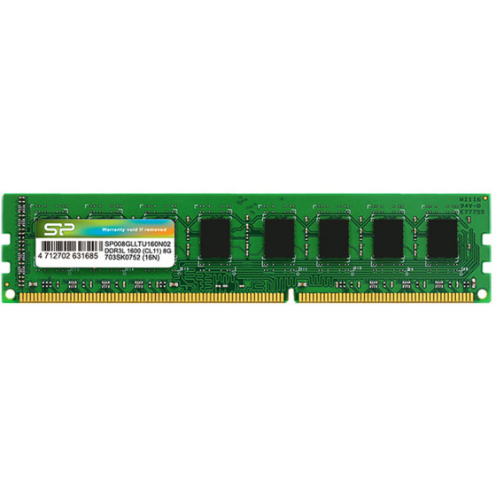 SILICON POWER ����� DDR3L UDIMM 8GB 1600MHz CL11 - (SP008GLLTU160N02)