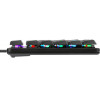 ARMAGGEDDON MECHANICAL LOW PROFILE KEYBOARD RGB FALCONET RED - (SMK9RR)