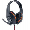 GEMBIRD GAMING HEADSET WITH VOLUME CONTROL PC/PS4 ORANGE-BLACK - (GHS-05-O)
