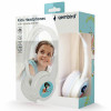 GEMBIRD KIDS HEADPHONES WITH VOLUME LIMITER WHITE - (MHP-JR-W)