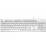 GEMBIRD MULTIMEDIA CHOCOLATE KEYBOARD USB US LAYOUT WHITE - (KB-MCH-03-W)
