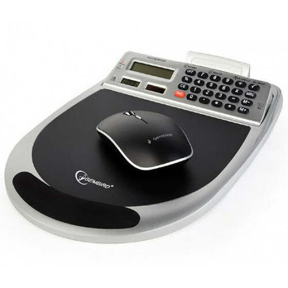 GEMBIRD USB COMBO MOUSE PAD WITH BUILT-IN 3 PORT HUB MEMORY CARD READER CALCULATOR AND THERMOMETER - (MP-UC1)