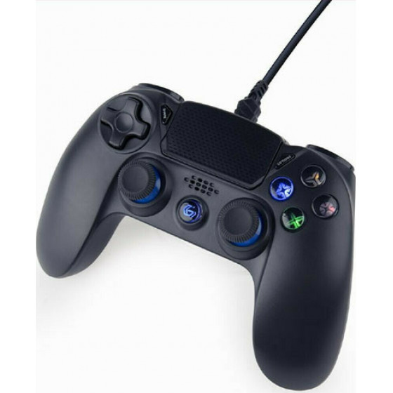 GEMBIRD WIRED VIBRATION GAME CONTROLLER FOR PC/PS4 BLACK - (JPD-PS4U-01)