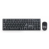 GEMBIRD WIRELESS DESKTOP SET US LAYOUT BLACK - (KBS-W-01)