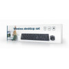 GEMBIRD WIRELESS DESKTOP SET US LAYOUT BLACK - (KBS-W-01)
