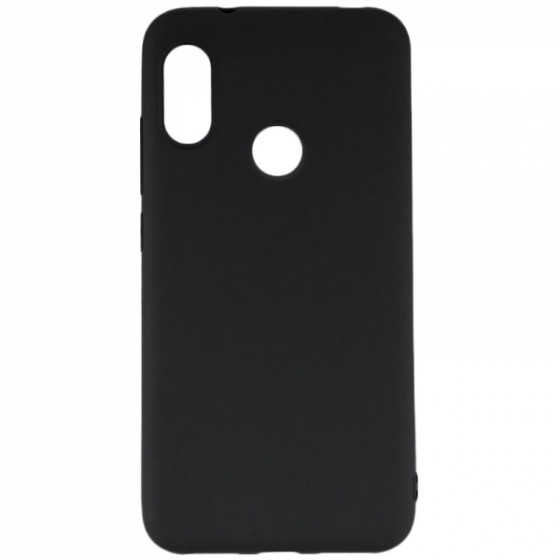SENSO SOFT TOUCH HUAWEI Y6 PRO 2019 / Y6s / HONOR 8A black backcover - (SESTHON8AB)