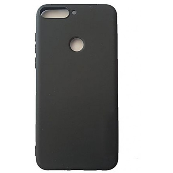 SENSO SOFT TOUCH HUAWEI Y7 PRIME 2018 / HONOR 7C black backcover - (SESTHUAY7P18B)