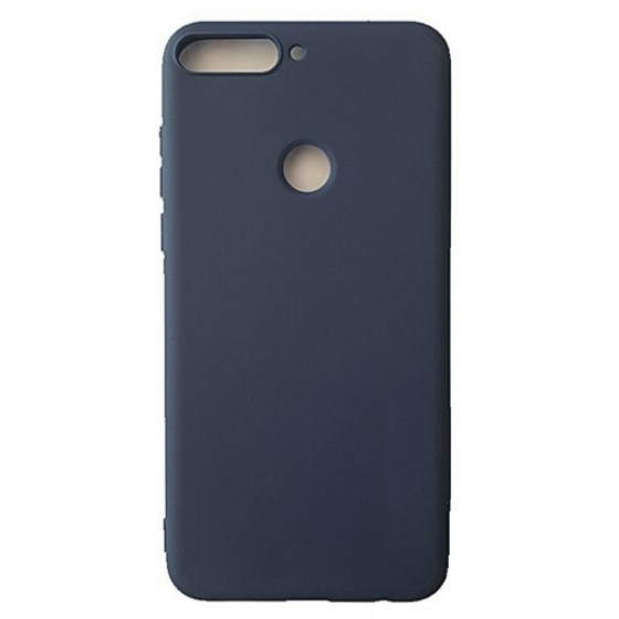 SENSO SOFT TOUCH HUAWEI Y7 PRIME 2018 / HONOR 7C blue backcover - (SESTHUAY7P18BL)