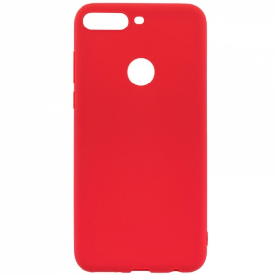 SENSO SOFT TOUCH HUAWEI Y7 PRIME 2018 / HONOR 7C red backcover - (SESTHUAY7P18R)