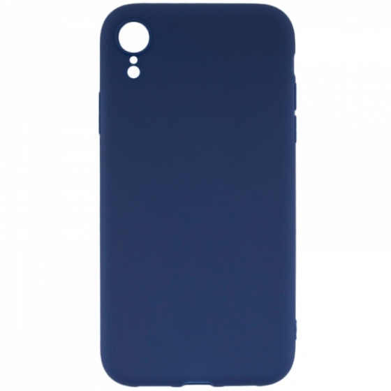 SENSO SOFT TOUCH IPHONE XR blue backcover - (SESTIP9BL)