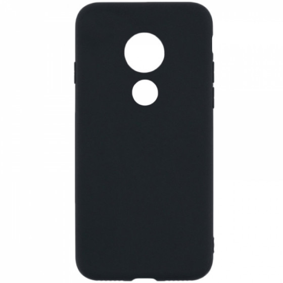 SENSO SOFT TOUCH MOTOROLA MOTO G7 PLUS black backcover - (SESTMOTG7PLB)