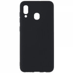 SENSO SOFT TOUCH SAMSUNG A20e black backcover - (SESTSAMA20EB)