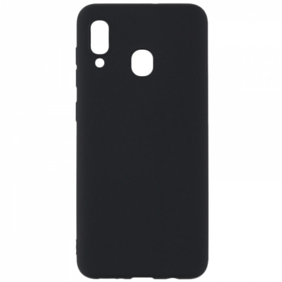 SENSO SOFT TOUCH SAMSUNG A20e black backcover - (SESTSAMA20EB)