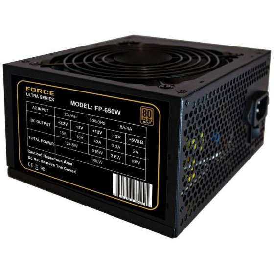 SUPERCASE FORCE 80+ 650W 80+ Bronze - (FP-650W)