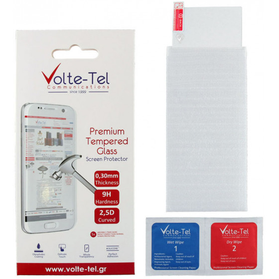 VOLTE-TEL TEMPERED GLASS XIAOMI REDMI NOTE 8 PRO 9H 0.30mm 2.5D FULL GLUE - (5205308250828)