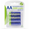 ENERGENIE RECHARGEABLE AA INSTANT BATTERIES READY TO USE 2000MAH 4PCS BLISTER - (EG-BA-AA20R4-01)