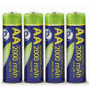 ENERGENIE RECHARGEABLE AA INSTANT BATTERIES READY TO USE 2000MAH 4PCS BLISTER - (EG-BA-AA20R4-01)