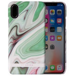 SO SEVEN CARRARE MARBLE IPHONE X XS green backcover - (SVNCSCARRA2IP8)