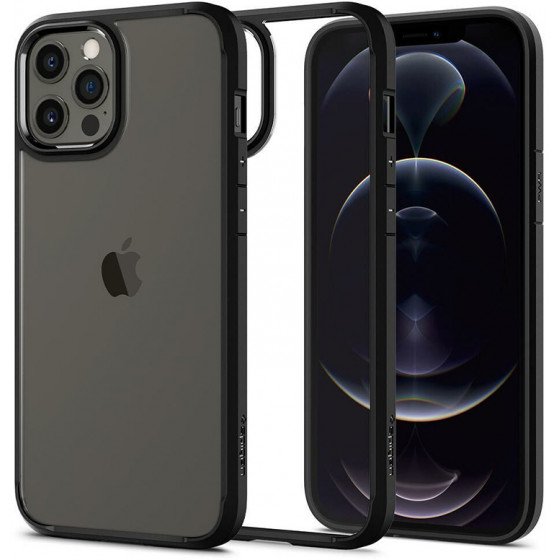 Spigen Ultra Hybrid iPhone 12/12 Pro Matte Black - (ACS01703)