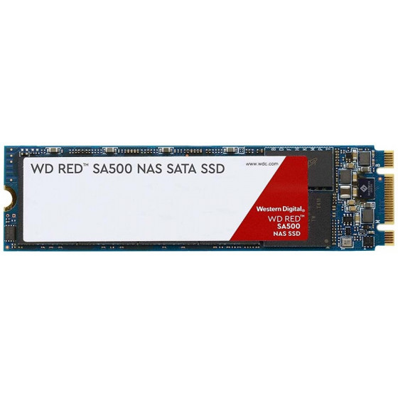 Western Digital ������ SSD SA500 1TB RED NAS M.2 - (WDS100T1R0B)