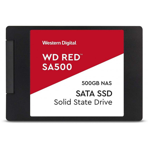 Western Digital ������ SSD SA500 500GB RED NAS Sata3 - (WDS500G1R0A)