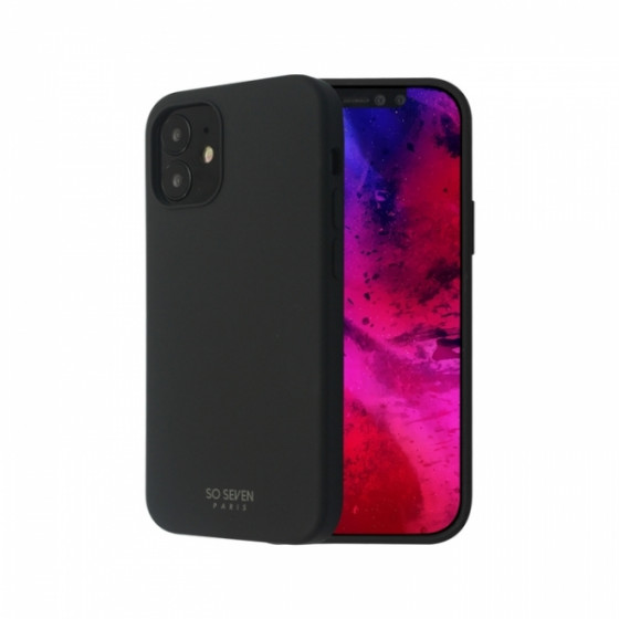 SO SEVEN SMOOTHIE IPHONE 12 MINI black backcover - (SSBKC0467)