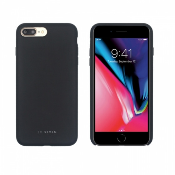 SO SEVEN SMOOTHIE IPHONE 7 PLUS 8 PLUS black backcover - (SSBKC0114)