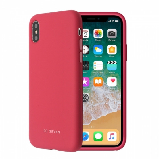 SO SEVEN SMOOTHIE IPHONE X XS camelia backcover - (SSBKC0080)