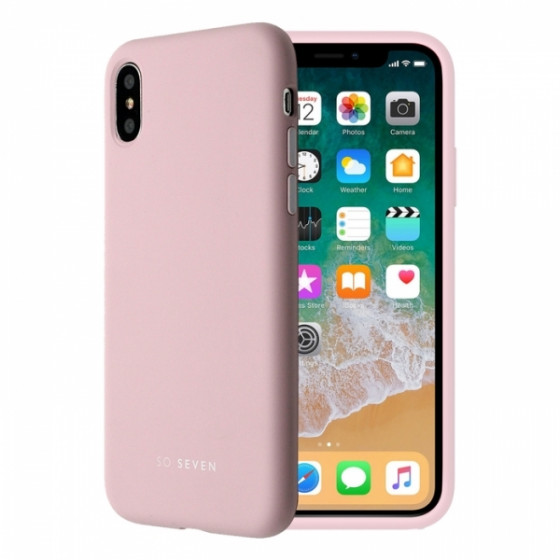 SO SEVEN SMOOTHIE IPHONE X XS pink backcover - (SSBKC0033)