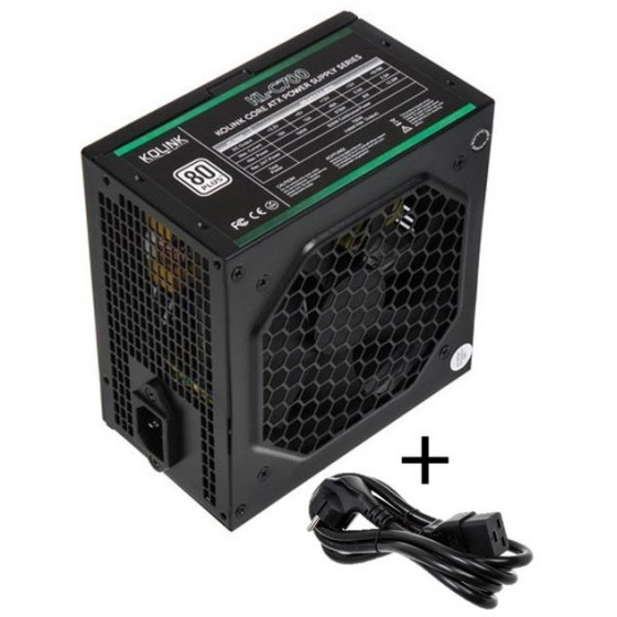 Kolink Core 80 PLUS PSU 700 Watt PC Power Supply With Cable - (NEKL-017)
