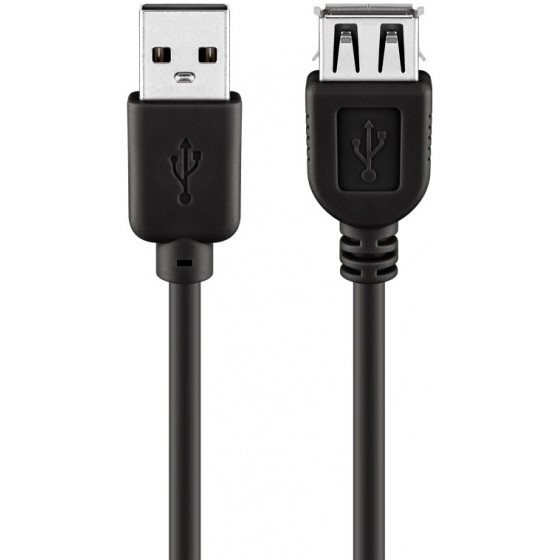GOOBAY ������� USB 2.0 �� USB F copper 5m ����� - (68905)