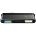 USAMS USB Type-C hub SJ463 1x USB 3.0 1x USB 2.0 Micro SD ���� - (SJ463HUB01)