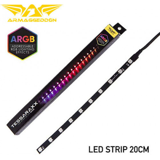 ARMAGGEDDON ARGB LED STRIP 20CM - (LED20H)