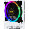 ARMAGGEDDON DUAL LOOP 14CM ARGB COOLING FAN - (TXDL14)