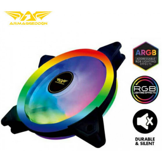 ARMAGGEDDON DUAL LOOP 14CM ARGB COOLING FAN - (TXDL14)