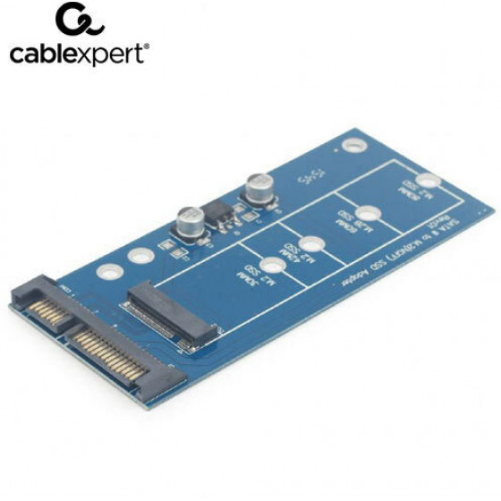 CABLEXPERT M.2 NGFF TO MICRO SATA 1.8 SSD ADAPTER CARD - (EE18-M2S3PCB-01)