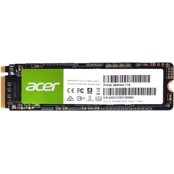 ACER SSD PCIe Gen3x4 M.2 FA100 1TB 3300-2700MB/s - (FA100-1TB)