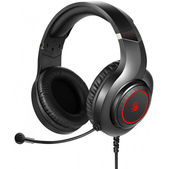 A4Tech BLOODY Headset G200S USB 50mm ��������� HiFi stereo ����� - (G200S-BKRD)