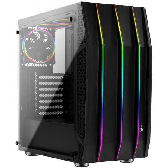 Aerocool Klaw Midi Tower Black - (AEROPGSKLAW-BG-RGB)